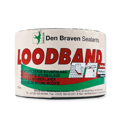 Zwaluw Den Braven Loodband rol 10m