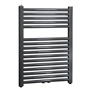 Radiator Boss & Wessing Emma 76,6x60 cm Midden Onder Aansluiting Antraciet Boss & Wessing