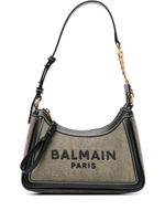 Balmain sac porté épaule Barmy à logo imprimé - Vert - thumbnail