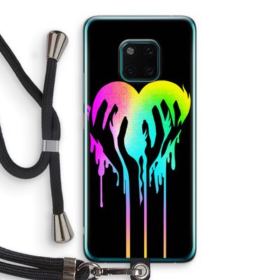 Hold My Heart: Huawei Mate 20 Pro Transparant Hoesje met koord