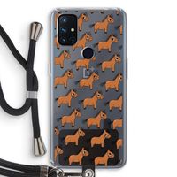 Pony: OnePlus Nord N10 5G Transparant Hoesje met koord