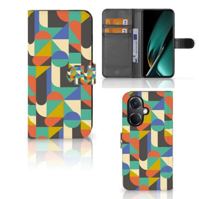 OnePlus Nord CE 3 | Telefoon Hoesje | Funky Retro | Portemonnee hoesje