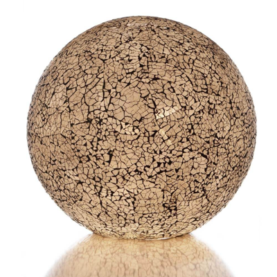 Tafellamp Glass White Ball in twee maten