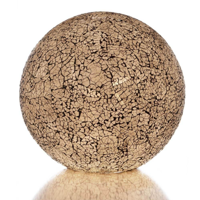 Tafellamp Glass White Ball in twee maten