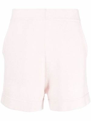 Allude short en maille à taille haute - Tons neutres