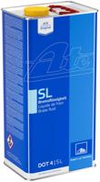 Ate remvloeistof "sl " brake fluid5 l "sl" dot 4