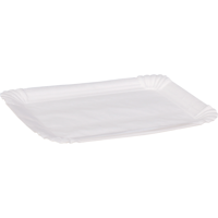 Schaal | karton | rechthoekig | 18x12cm | wit | 1000 stuks