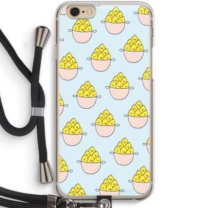 Citroenen: iPhone 6 / 6S Transparant Hoesje met koord