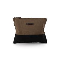 Barebones Neelum Large Zipper Pouch Etui Opbergzak Khaki Barebones Neelum Large Zipper Pouch Etui Opbergzak Khaki