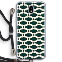 Moroccan tiles: Samsung Galaxy J5 (2017) Transparant Hoesje met koord