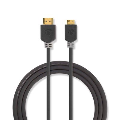 Nedis High Speed ??HDMI-Kabel met Ethernet | 2 m | 1 stuks - CVBW34500AT20 CVBW34500AT20