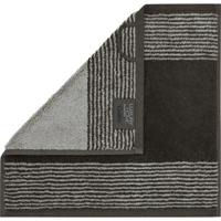 Cawö Cawö Two-Tone Gezichtsdoekje 30x30 basalt Cawö Cawö Two-Tone Gezichtsdoekje 30x30 basalt