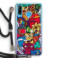 No Rules: Huawei P30 Lite Transparant Hoesje met koord