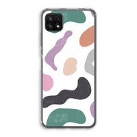 Memphis Shapes: Samsung Galaxy A22 5G Transparant Hoesje
