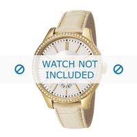 Esprit horlogeband ES107132-003 Leder Beige + standaard stiksel
