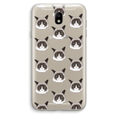 It's a Purrr Case: Samsung Galaxy J7 (2017) Transparant Hoesje