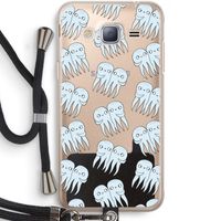 Octopussen: Samsung Galaxy J3 (2016) Transparant Hoesje met koord