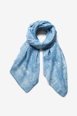 Sjaal met gestippelde galactische mandala's - BLACK - U