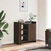 Dressoir 73,5x35x75 cm bewerkt hout bruin eikenkleur