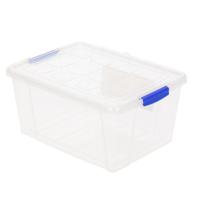 Plasticforte Opbergbox met deksel - 4 liter - transparant - kunststof - thumbnail