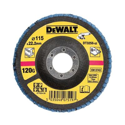 DeWALT DeWALT DT3258 Lamellenschijf gebogen 115mm K120