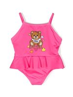 Moschino Kids maillot de bain à motif ourson - Rose - thumbnail