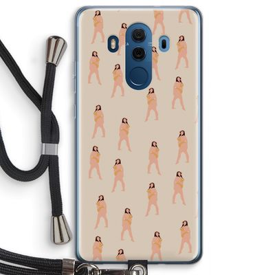 You're so golden: Huawei Mate 10 Pro Transparant Hoesje met koord