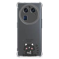 OPPO Find X6 Stevig | Bumper Hoesje | Cat Good Day