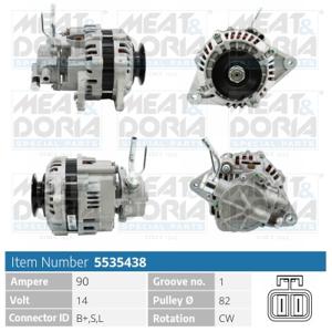 Meat Doria Alternator/Dynamo 5535438