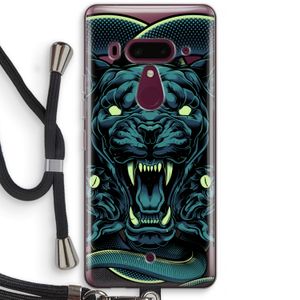 Cougar and Vipers: HTC U12+ Transparant Hoesje met koord