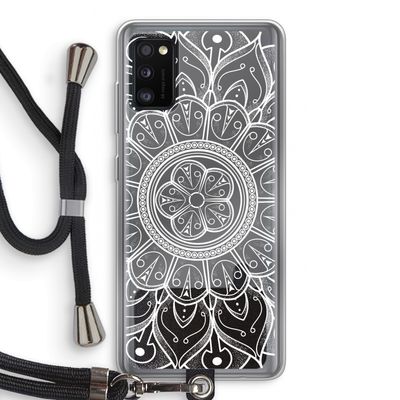 Roses Are Red: Samsung Galaxy A41 Transparant Hoesje met koord