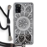Roses Are Red: Samsung Galaxy A41 Transparant Hoesje met koord