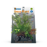 Superfish Deco Plant L Ceratopteris - Realistische Kunstplant op Rots voor Aquarium Decor - thumbnail