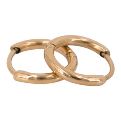 Kalli Oorringen Rond Smal Goud 0.9 cm | 1893