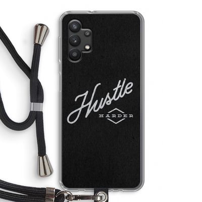 Hustle: Samsung Galaxy A32 5G Transparant Hoesje met koord