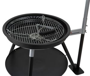LANDMANN 11064 buitenbarbecue & grill Zwart, Roestvrijstaal