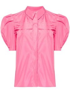 MSGM chemise à manches courtes bouffantes - Rose