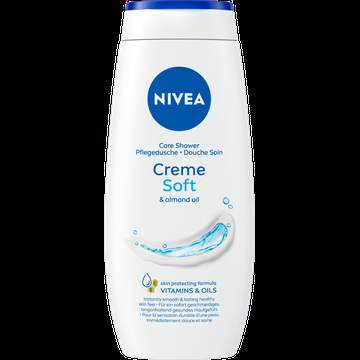 NIVEA Creme Soft Douchecreme 250ml Douchegel Met amandelolie Hydraterend bij Jumbo