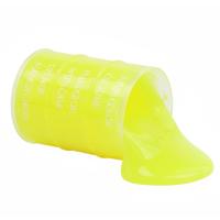 Johntoy Speelslijm - geel - 1x 150 ml - speelgoed slijm - 5,5x8 cm - horror slijm