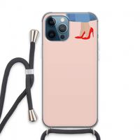 High heels: iPhone 13 Pro Max Transparant Hoesje met koord