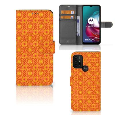 Motorola Moto G10 | G20 | G30 | Telefoon Hoesje | Batik Oranje