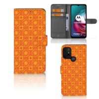 Motorola Moto G10 | G20 | G30 | Telefoon Hoesje | Batik Oranje