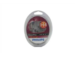 Gloeilamp H4 Vision Plus 60/55W [12V] (2 st.) PHILIPS, Spanning (Volt)12V