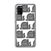 Cats: Samsung Galaxy A41 Transparant Hoesje Cats: Samsung Galaxy A41 Transparant Hoesje