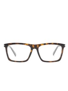 Gucci Eyewear lunettes de vue GG14450 à monture rectangulaire - Marron