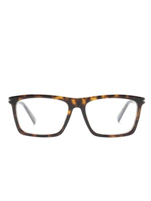 Gucci Eyewear lunettes de vue GG14450 à monture rectangulaire - Marron