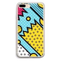 Pop Art #1: iPhone 7 Plus Transparant Hoesje