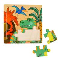 Duckiez Lg-imports houten puzzel (ruimte, piraat of dinosaurus)