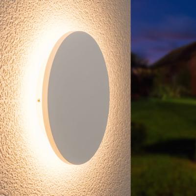 Casper XL LED Wandlamp Rond - 9W 990lm - 3000K Warm Wit - Diffuus - 360 graden Stralingshoek - IP54 Waterdicht - Voor Binnen en buiten - Wit
