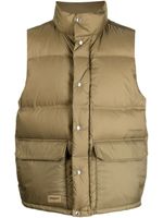 CHOCOOLATE gilet matelassé à fermeture zippée - Vert